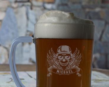 Beer mug Skull